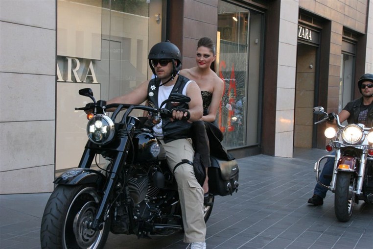 Harley Davidson show at Beirut Souks